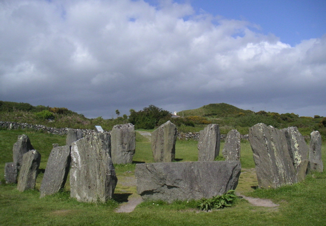 [standing stone circle]