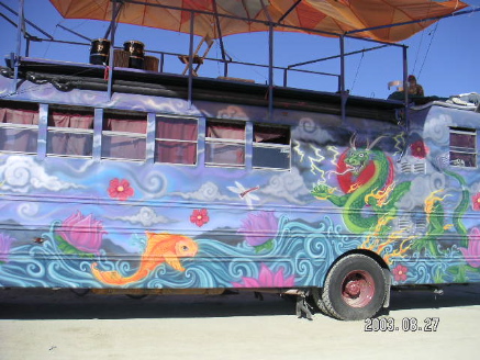[painted bus]
