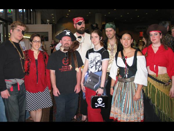 [group of movie pirates]