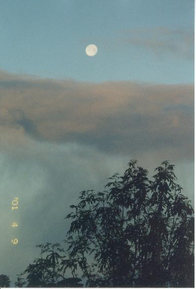 [full moon at sunrise]